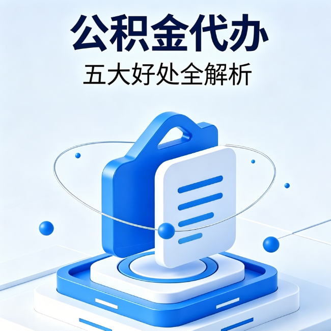 龙岩公积金代办到底值不值？这5大好处让你少走弯路
